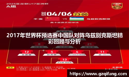 2017年世界杯预选赛中国队对阵乌兹别克斯坦精彩回顾与分析
